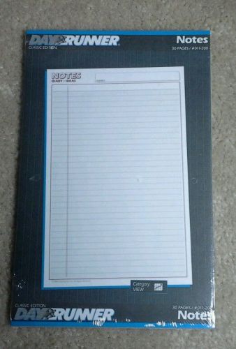 Dayrunner Notes Refill Running Classic Edition 011-200 (3) ring binder 30 pages