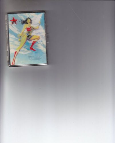 Wonder Woman Wallet  I.D. Case Business Card Holder Cigarette Case!