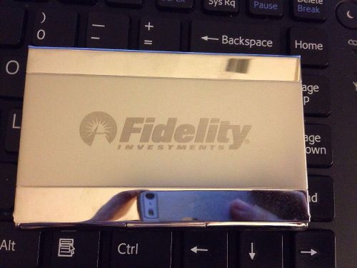 Business Card Holder - Fidelity Investments Logo