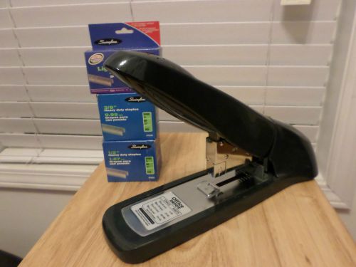 Heavy Duty Stapler and 3 boxes of staples (3 depts)