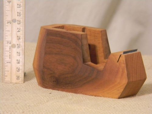 Beautiful Wood Carved Tape Dispenser