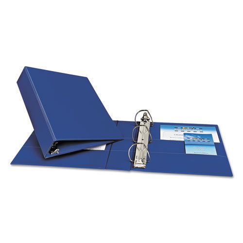 Durable Binder with Two Booster EZD Rings, 2&#034; Capacity, Blue