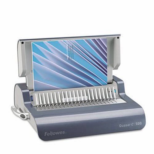 Fellowes quasar comb binding system, 500 sheets, gray (fel5216901) for sale
