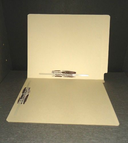 MAP. Full-Cut End-Tab File Folders; Two Fasteners, Position 3&amp;5, 100qty