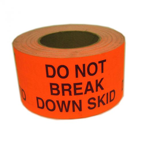 NEW ULine S-1229 Do Not Break Down Skid 3&#034; x 5&#034; Label