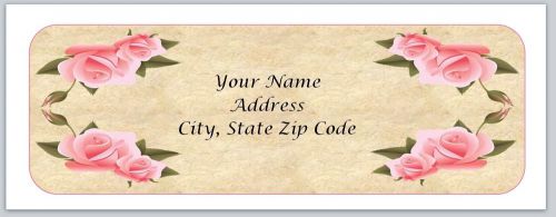 30 Roses Personalized Return Address Labels Buy 3 get 1 free (bo105)
