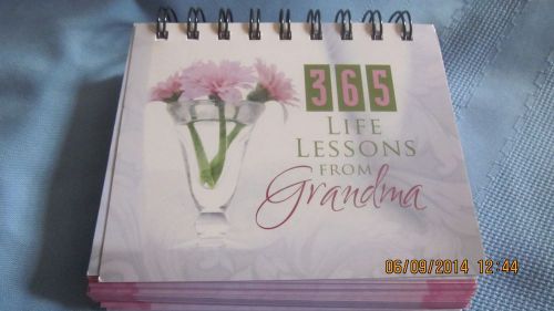 *365 Life Lessons from Grandma* Page-A-Day Flip Calender- Reusable for All Years