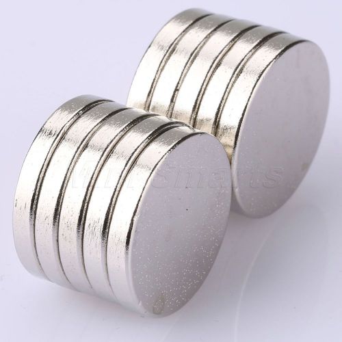 20 x 3mm n35 super strong round disc magnets rare earth neodymium 4/5&#034; x1/8&#034; x10 for sale
