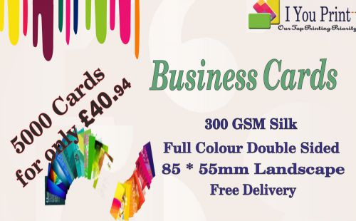 5000 Business Cards / 300 GSM, Double Sided, Full Colour - FREE Delivery