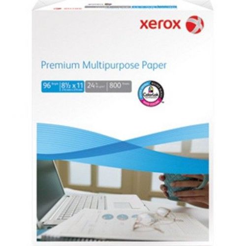 Brand New Xerox Premium Multipurpose Paper 96 Bright, 24#, 8.5 x 11 Ream