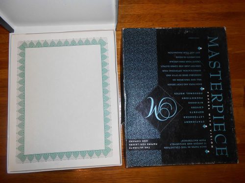 MASTERPIECE CERTIFICATE BORDERS - sealed box plus another almost full box