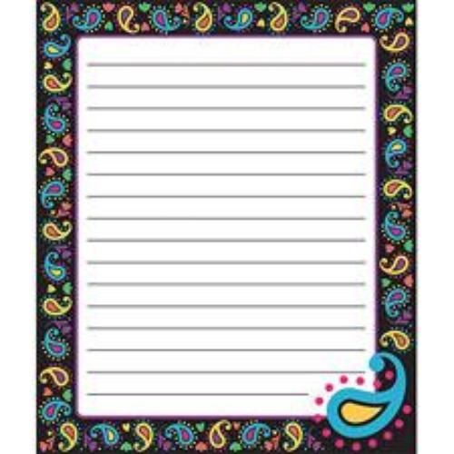 Trend Perfectly Paisley Note Pad Rectangle