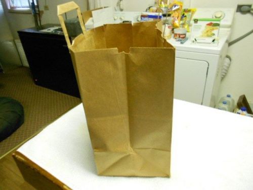 !!!!! PARTS PAPER BAGS 250 of THEM 12x12x7 with HANDLES