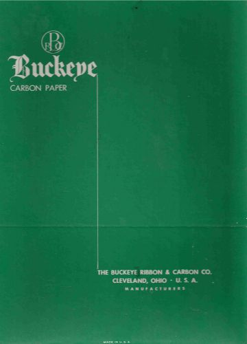 Buckeye Carbon Paper