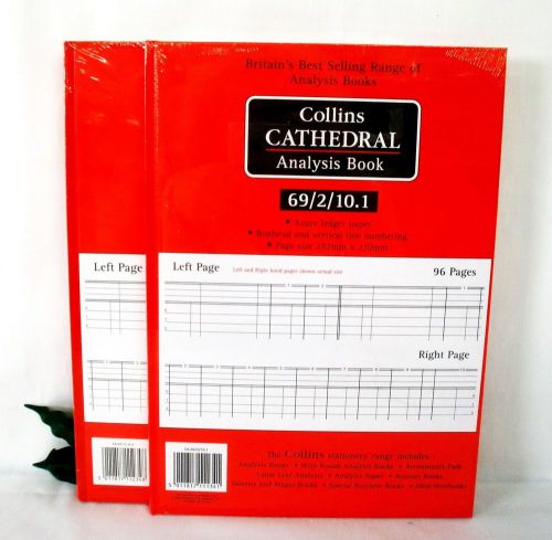 COLLINS Cathedral Analysis Book 69 series 69/2/10.1 69/2/10.2 Account Book x1