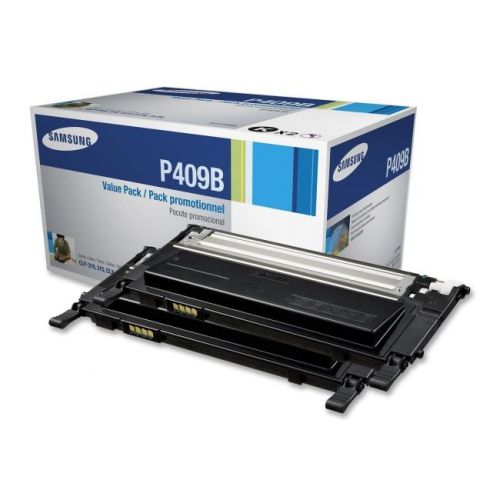 Samsung printer consumables clt-p409b 2pk black 1500 page yield for sale
