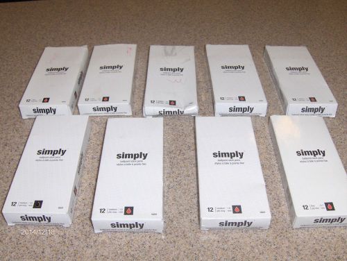 SIMPLY BALLPOINT PENS 9-BOXES /108 PENS RED