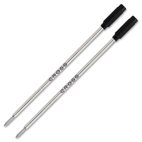 Cross Universal Ballpoint Pen Refills - Medium Point - Black - 2 / Pack (85132)