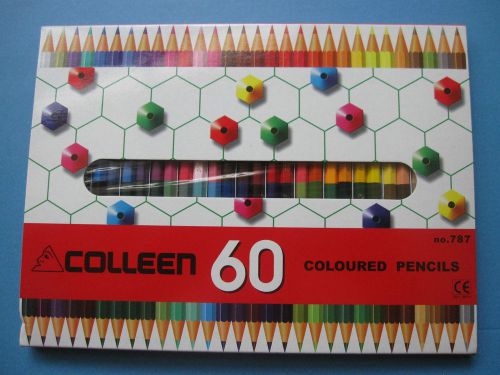 COLLEEN 60 Colors box of 30 Coloured Pencils - No 787 -