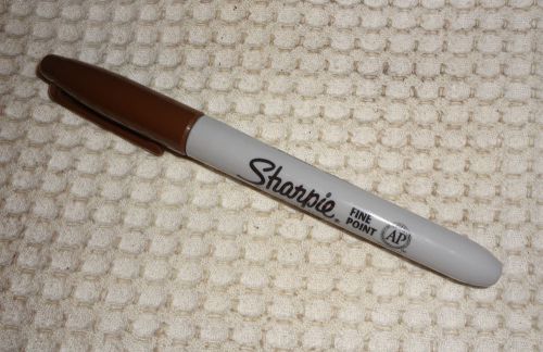 Sharpie permanent marker - fine point - brown - new! for sale