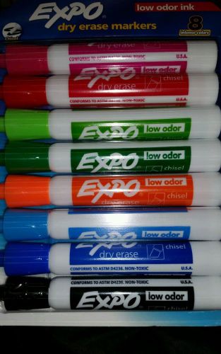 8 pack expo odor free dry erase markers