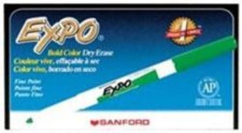 Sanford Expo Dry Erase Marker Fine Tip Green
