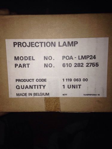 Projection Lamp Poa Lmp24 Nib No Reserve Priced To Sell