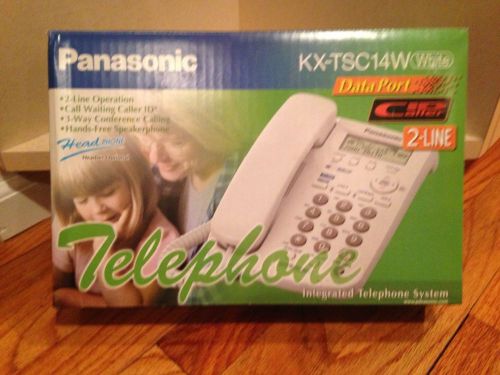Panasonic KX-TSC14W 2-Line Phone  Brand New in Box!