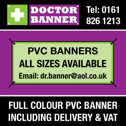 2ft x 4ft   PVC Full Colour Printed Birthday Banner - Customised PVC Banner