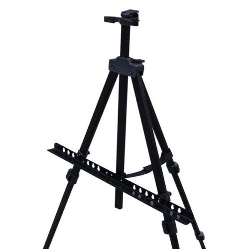 Tripod aluminum easel display exhibition folding artist adjustable stand for sale