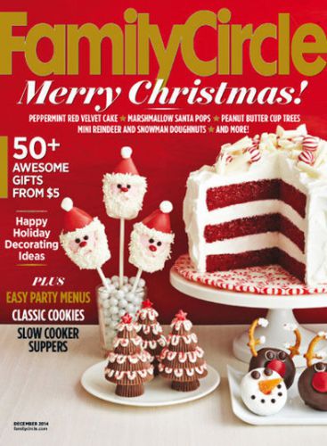 Family Circle Magazine Print Subscription-1 year-12 issues per year