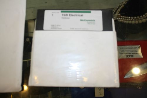 McCormick Systems Electrical Estimating Software upgrade esi  6000 15/8 version