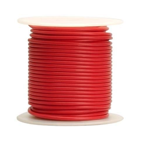 Coleman Cable 16-100-16 Primary Wire, 16-Gauge 100-Feet Bulk Spool, Red New