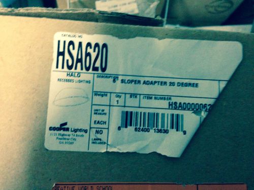 HSA620 Halo Lighting 6&#034; Slope Adapter 20 Degrees