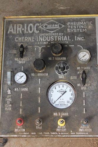 Cherne air-loc pressure testing panel for sale