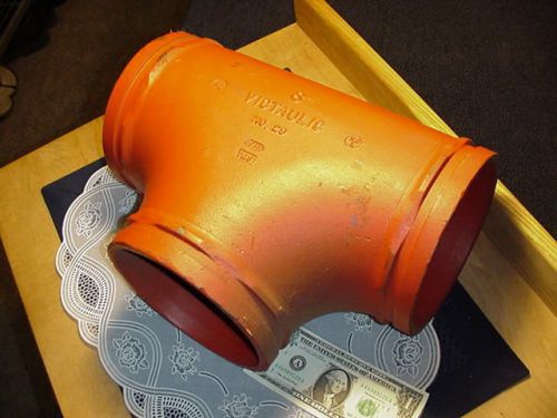 Victaulic 6 x 6 x 6  no.20  t  tee grooved end fitting new! for sale