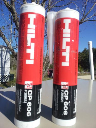 (2) 10.5oz tubes of Hilti CP 606 #209623 Flexible Firestop Sealant