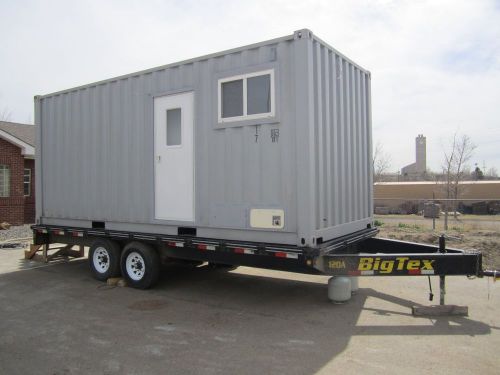 Portable shipping container cabin on/off grid, job trailer for sale