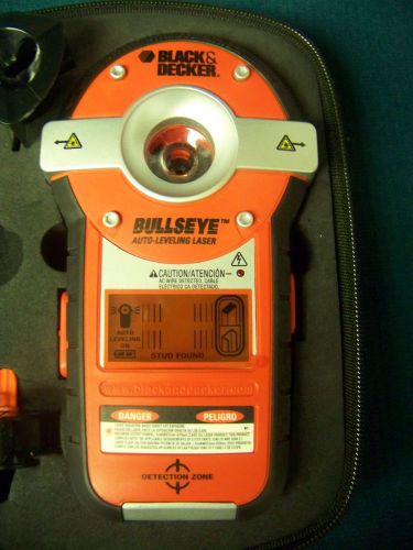 Bullseye Auto Leveling Laser/ Wood &amp; Metal Stud/ AC Wire Sensor With Manual