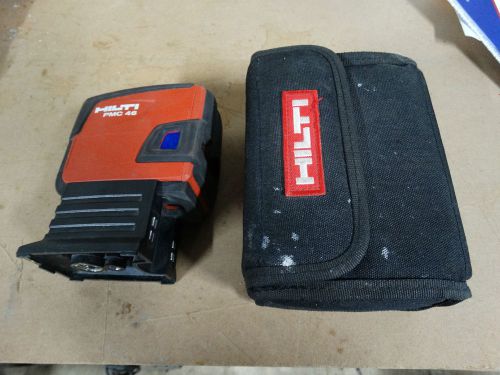 HILTI PMC 46 SELF-LEVELING LASER LEVEL COMBO-LASER LINE &amp; CROSS DUAL AXIS LINE