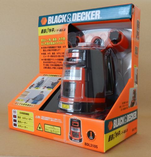 Black &amp; decker bdl310s projected crossfire auto level laser for sale