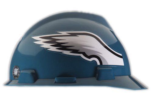 Nfl hard hat philadelphia eagles adjustable lightweight construction sports for sale