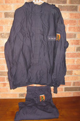 New salisbury by honeywell arc flash jacket w/hood 12 cal size 2xl size 3xl pant for sale