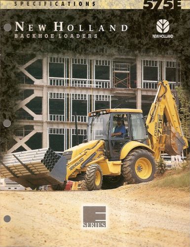 Equipment Brochure - New Holland - 575E - Backhoe Loader - 1996 (E1332)