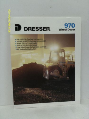 Dresser 970 wheel dozer brochure - new for sale