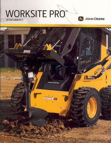 Equipment Brochure - John Deere - Worksite Pro Attachment X-ref - c2009 (E1804)