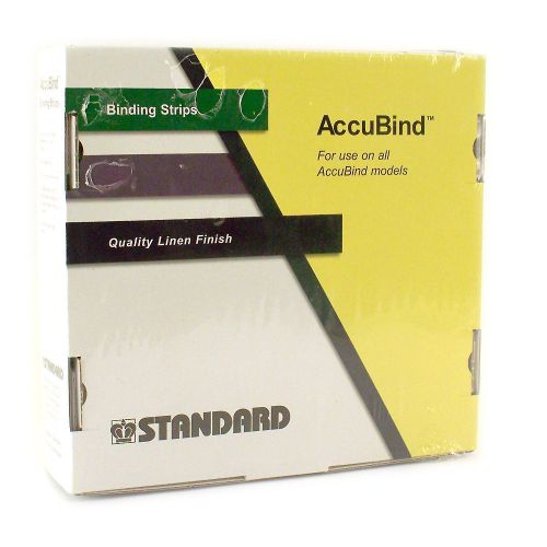 AccuBind Pre-Cut Black Binding Strips Size B