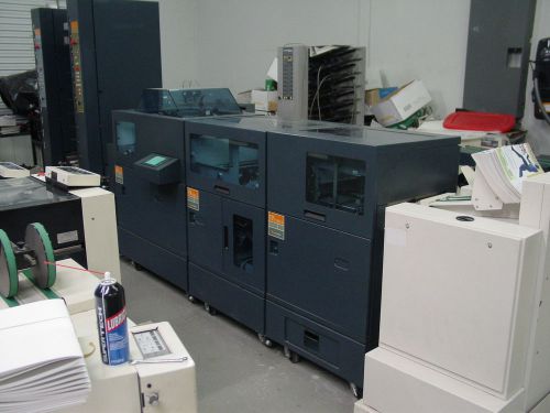 LATE MODEL BOURG BSTD TWIN TOWER COLLATOR BOOKLETMAKER W/ BOURG SPINEMASTER