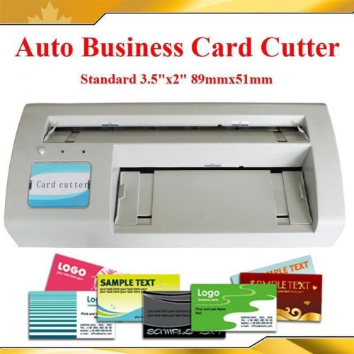 Standard Business Card 3.5&#034;x2&#034; Letter Size A4 Paper Automatic Cutting free shipp