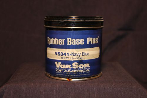 1 lb - Van Son - Commercial Offest Printing Ink - VS341 - Navy Blue